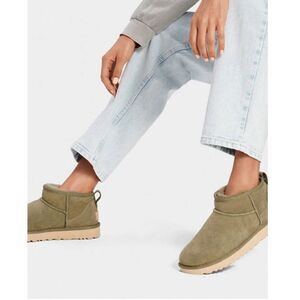 Brand New NWT UGG Classic Ultra Mini Burnt Olive Boots Women's Size 7